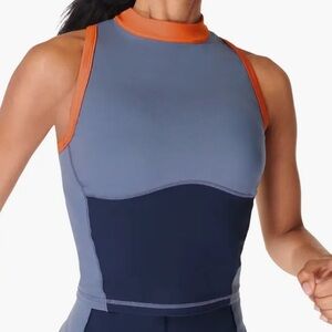 New! Sweaty Betty racer crop top